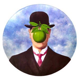THE GREAT WAR Rene Magritte Porcelain Plates RARE